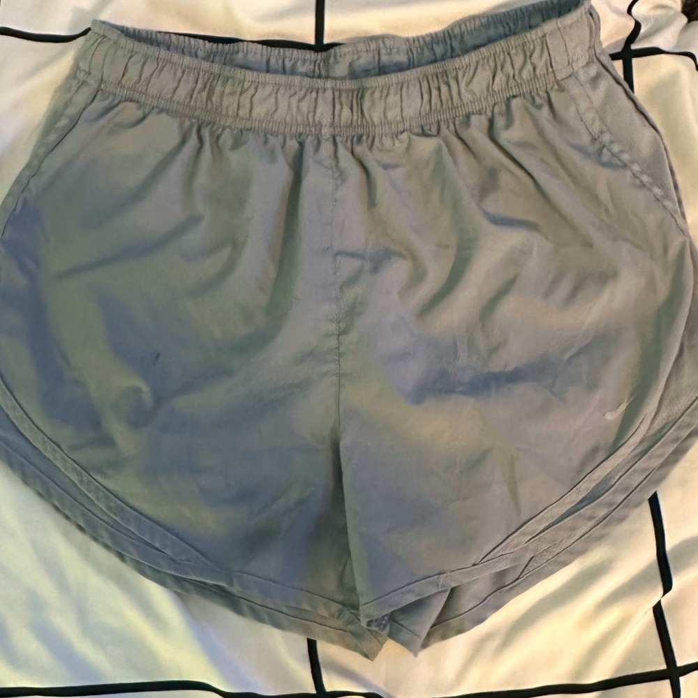 light grey nike running shorts